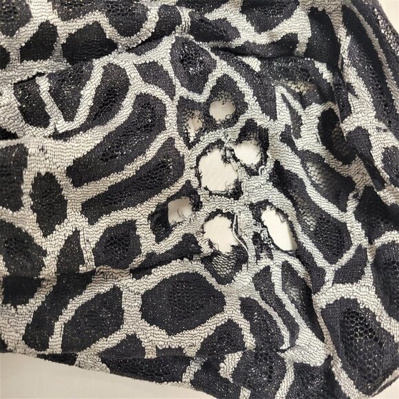 Sexy Long Sleeve Dress Black and White Low Back Dress - Size M / Size L - NEW ! - Picture 8 of 15